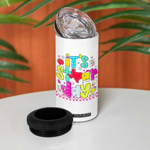 Groovy Texas STAAR Day 4 in 1 Can Cooler Tumbler Don't Stress Do Your Best Teacher Student Motivation TS02 Print Your Wear
