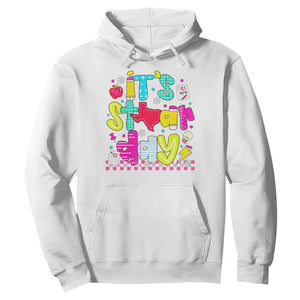 Groovy Texas STAAR Day Hoodie Don't Stress Do Your Best Teacher Student Motivation TS02 White Print Your Wear