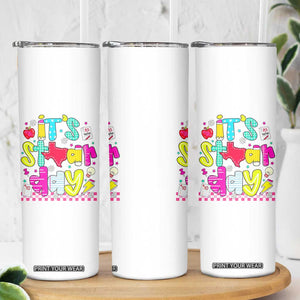 Groovy Texas STAAR Day Skinny Tumbler Don't Stress Do Your Best Teacher Student Motivation TS02 Print Your Wear