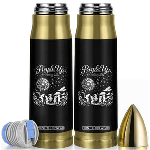 Purple Up For Military Kids Dandelion Inspirational Bullet Tumbler Month of the Military Child Awareness Brat Support TS02 Black Print Your Wear
