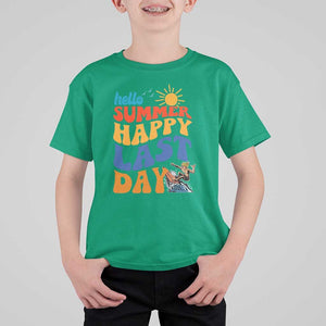 Summer Break T Shirt For Kid Happy Last Day of School Teacher Student Hello Summer TS02 Irish Green Print Your Wear