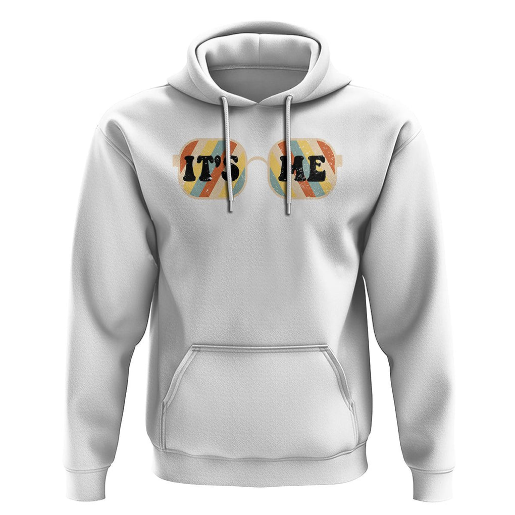 Funny Retro Dad Hoodie It's Me Hi I'm The Dad It's Me Father's Day TS02 White Print Your Wear