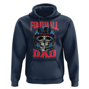 Football Dad Hoodie Skull With Helmet Rugby Father's Day TS02 Navy Print Your Wear