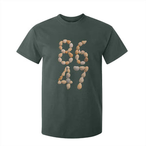 86 47 Seashell Subtle Summer Coastal Graphic T Shirt For Kid Viral Beach Walk Political Satire TS02 Dark Forest Green Print Your Wear