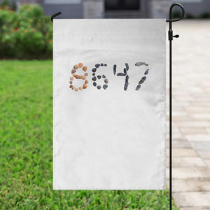 86 47 Seashell Graphic Subtle Summer Coastal Garden Flag Viral 2026 Beach Walk Political Satire TS02 Print Your Wear