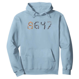 86 47 Seashell Graphic Subtle Summer Coastal Hoodie Viral 2026 Beach Walk Political Satire TS02 Light Blue Print Your Wear