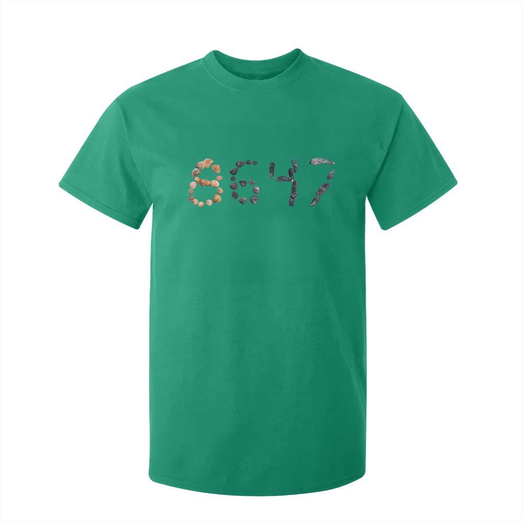 86 47 Seashell Graphic Subtle Summer Coastal T Shirt For Kid Viral 2026 Beach Walk Political Satire TS02 Irish Green Print Your Wear