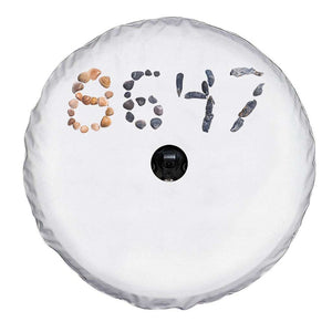 86 47 Seashell Graphic Subtle Summer Coastal Spare Tire Cover Viral 2026 Beach Walk Political Satire TS02 Print Your Wear