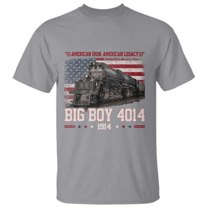 Vintage USA Steam Locomotive Patriotic Pride T Shirt American Iron American Legacy TS02 Sport Gray Print Your Wear