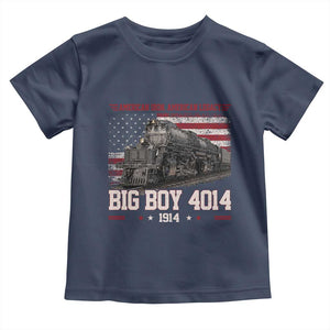 Vintage USA Steam Locomotive Patriotic Pride Toddler T Shirt American Iron American Legacy TS02 Navy Print Your Wear