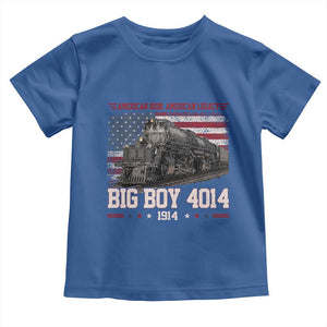 Vintage USA Steam Locomotive Patriotic Pride Toddler T Shirt American Iron American Legacy TS02 Royal Blue Print Your Wear