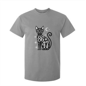 86 47 Celestial Black Cat Mystic T Shirt For Kid Moon Stars Coded Political Satire TS02 Sport Gray Print Your Wear