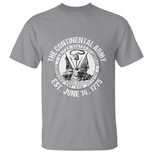 The Continental Army Est 1775 T Shirt Patriotic US Military History Graphic