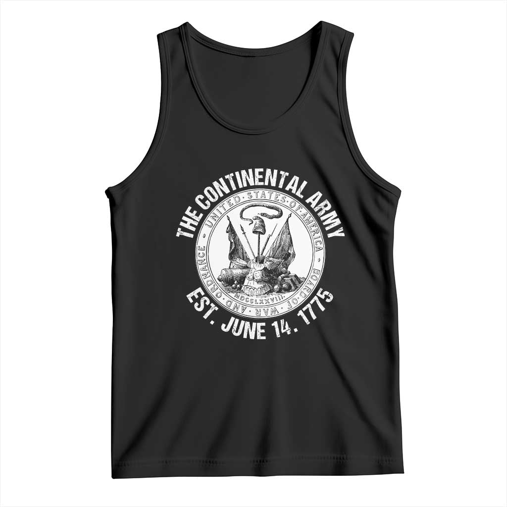 The Continental Army Est 1775 Tank Top Patriotic US Military History Graphic