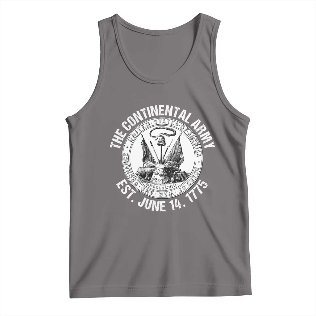 The Continental Army Est 1775 Tank Top Patriotic US Military History Graphic
