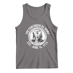 The Continental Army Est 1775 Tank Top Patriotic US Military History Graphic