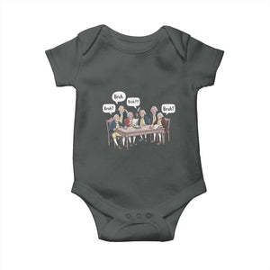 Bruh Founding Fathers Constitutional Convention Baby Onesie Funny American History Humorous Patriot