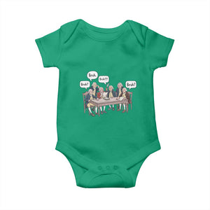 Bruh Founding Fathers Constitutional Convention Baby Onesie Funny American History Humorous Patriot