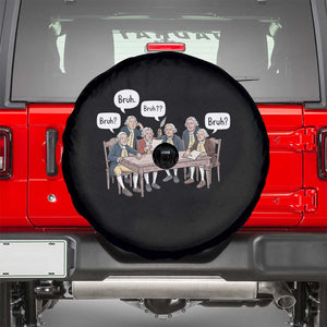 Bruh Founding Fathers Constitutional Convention Spare Tire Cover Funny American History Humorous Patriot
