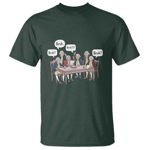 Bruh Founding Fathers Constitutional Convention T Shirt Funny American History Humorous Patriot