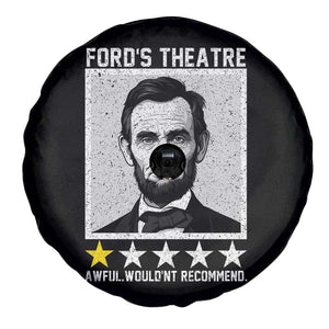 Fords Theatre One Star Awful Wouldnt Recommend Spare Tire Cover Abraham Lincoln Funny History Dark Humor