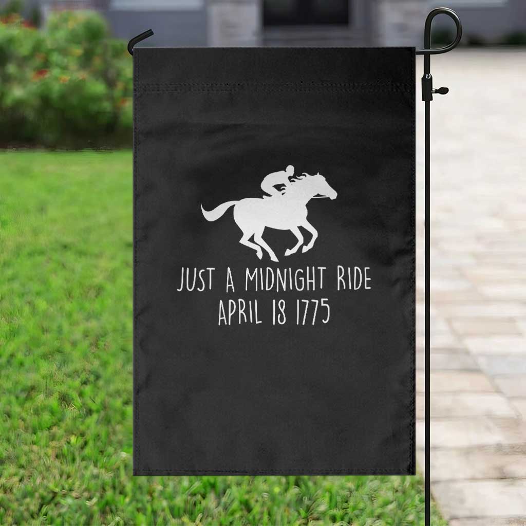 Paul Revere American History Garden Flag Just A Midnight Ride April 18 1775