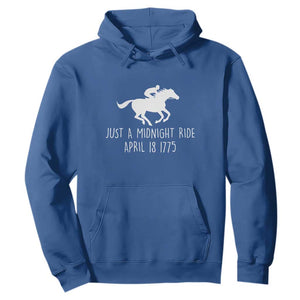 Paul Revere American History Hoodie Just A Midnight Ride April 18 1775