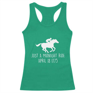 Paul Revere American History Racerback Tank Top Just A Midnight Ride April 18 1775