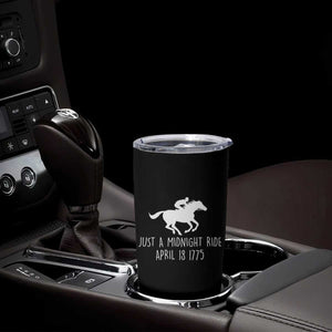 Paul Revere American History Tumbler Cup Just A Midnight Ride April 18 1775