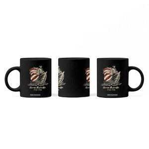 George Washington Crossing The Delaware Patriotic Coffee Mug Vintage American Flag Graphic
