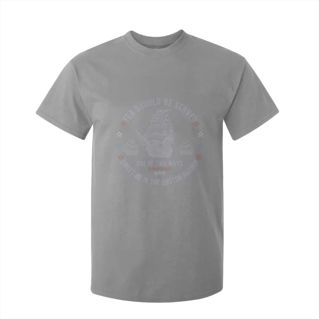 Tea Should Be Served In The Boston Harbor T Shirt For Kid Funny Sarcastic American History