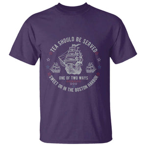 Tea Should Be Served In The Boston Harbor T Shirt Funny Sarcastic American History