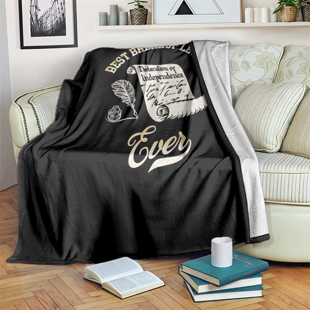 Declaration Of Independence 1776 Funny History Throw Blanket Best Breakup Letter Ever Humor