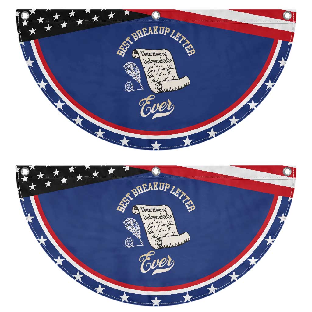 Declaration Of Independence 1776 Funny History Patriotic Fan Flag Best Breakup Letter Ever Humor