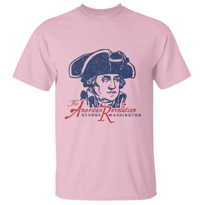 George Washington The American Revolution T Shirt Distressed Sketch Historic Patriotic Graphic