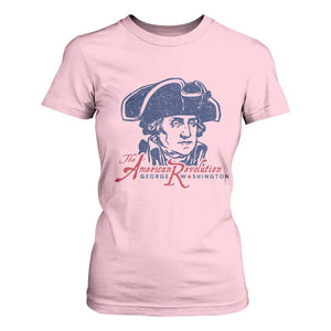 George Washington The American Revolution T Shirt For Women Distressed Sketch Historic Patriotic Graphic