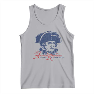 George Washington The American Revolution Tank Top Distressed Sketch Historic Patriotic Graphic