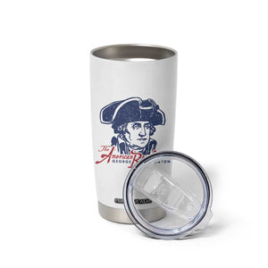 George Washington The American Revolution Tumbler Cup Distressed Sketch Historic Patriotic Graphic