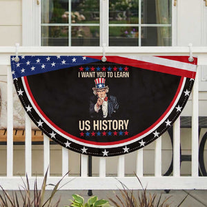 Uncle Sam I Want You To Learn US History Patriotic Fan Flag Teachers Students