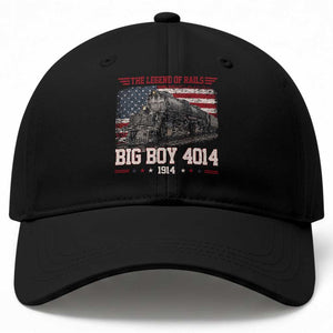 Vintage Steam Locomotive Heritage Baseball Cap The Legend of Rails American Flag TS02 Print Your Wear