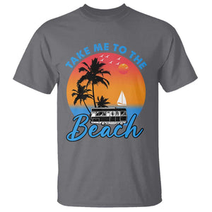 Summer Vibe T Shirt Retro Sunset Take Me To The Beach TS02 Charcoal Print Your Wear