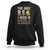 Funny Liquor Lover Sweatshirt The Only B.S. I Need Is Booze & Sunshine Spirit TS02 Black Printyourwear