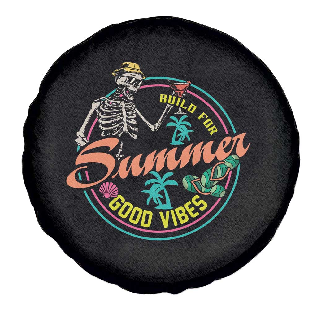 Summer Vibe Skeleton Spare Tire Cover Build For Summer Good Vibes Chilln' TS02 Print Your Wear