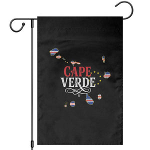 Cabo Verde Islands Flag Map Garden Flag Cape Verde Vintage Pride TS02 Black Print Your Wear