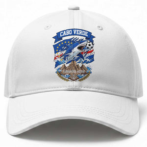 Cabo Verde Tubarões Azuis Soccer Pride Baseball Cap Cape Verde Blue Sharks Football Fans TS02 Print Your Wear