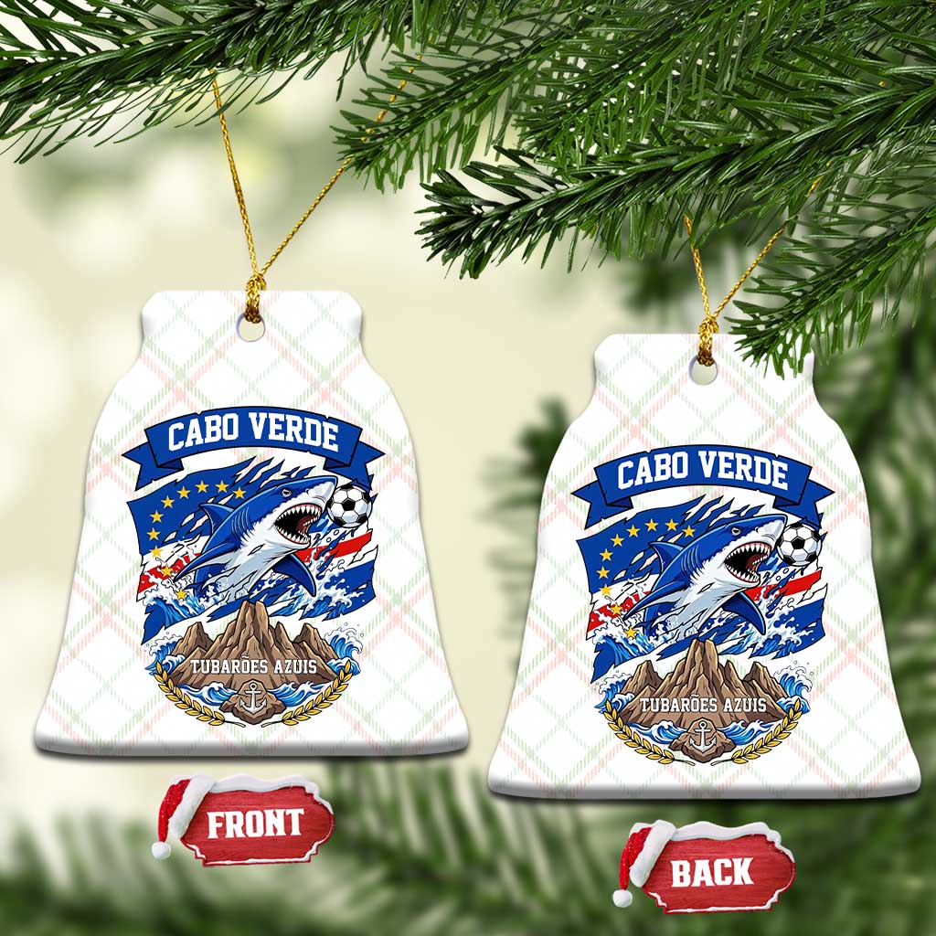 Cabo Verde Tubarões Azuis Soccer Pride Ceramic Ornament Cape Verde Blue Sharks Football Fans TS02 Print Your Wear