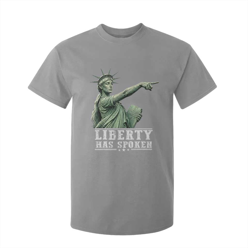 Liberty Has Spoken Pointing Statue Parody T Shirt For Kid Funny Sarcastic Basketball Sports Viral Meme Americana TS02 Print Your Wear