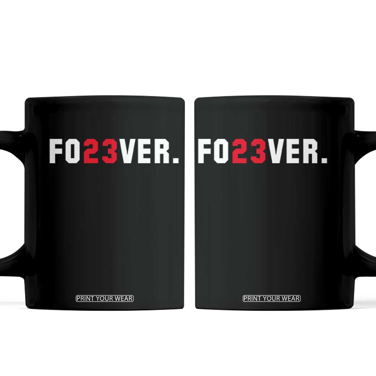 Classic Baseball Jersey Number 23 Coffee Mug Fo23ever #23 Vintage Sports Fan - Print Your Wear