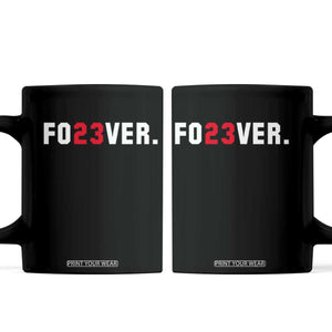 Classic Baseball Jersey Number 23 Coffee Mug Fo23ever #23 Vintage Sports Fan - Print Your Wear