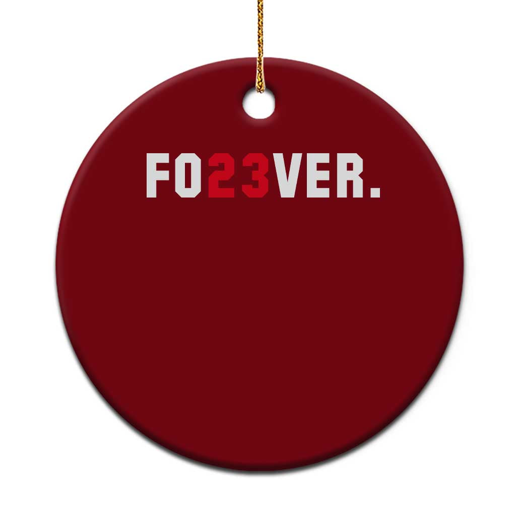 Classic Baseball Jersey Number 23 Ceramic Ornament Fo23ever #23 Vintage Sports Fan - Print Your Wear